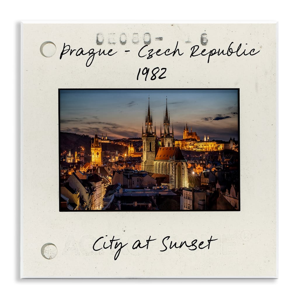 Stupell Prague Travel Cityscape Wall Plaque Art Design By Danita Delimont