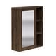 preview thumbnail 5 of 4, Teamson Home Ellery Removable Medicine Cabinet with Mirrored Door, Open Shelves