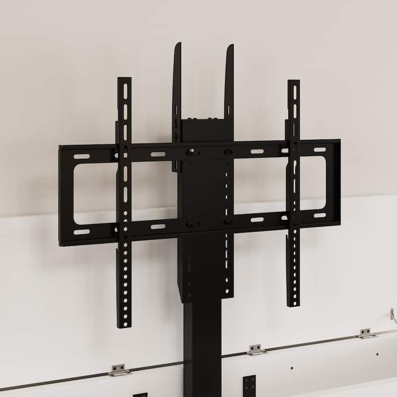 Motorized TV Lift Cabinet for TVs up to 50 Inch, Pop Up TV Lift Console with Remote Control, Hidden TV Cabinet Stand