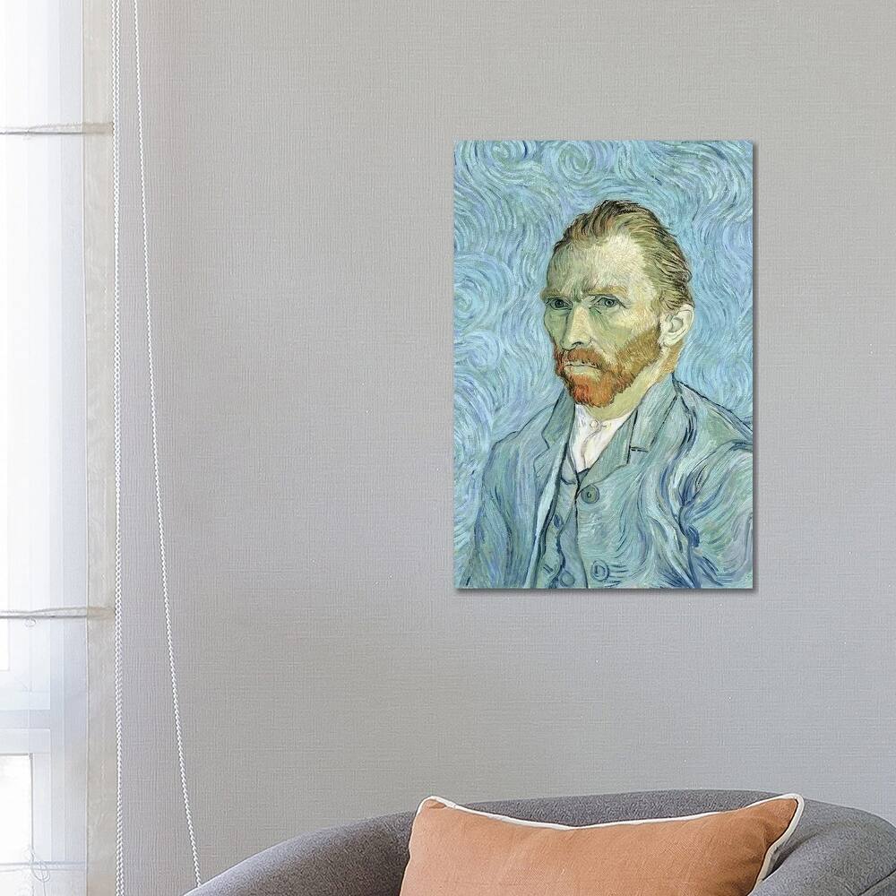 iCanvas "Self Portrait, September 1889" by Vincent van Gogh Canvas Print