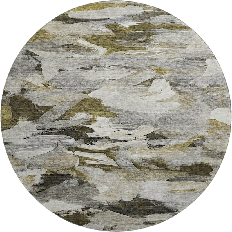 Premium Washable Super Soft Brushstrokes Abstract Mayfield Rug