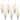 Luxrite 5W Vintage E12 LED Bulb 60W Equivalent, 550 Lumens, Dimmable Candelabra LED Bulbs, Clear Glass (6 Pack)