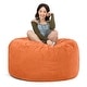 preview thumbnail 8 of 38, Jaxx 4 Foot Saxx Large Bean Bag Chair and Lounger for Teens and Adults - Microsuede
