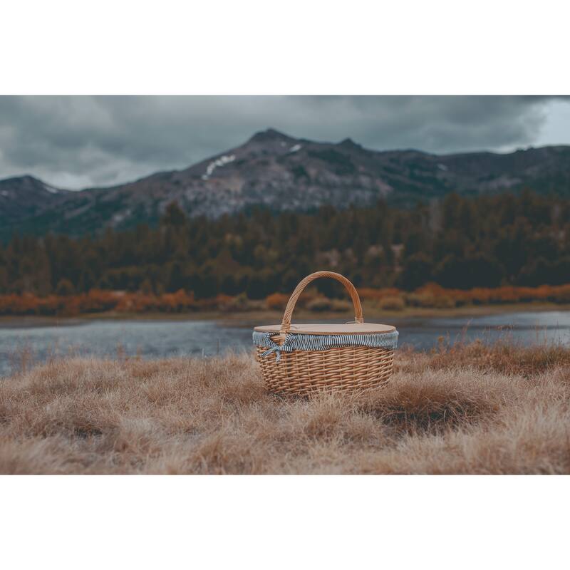 Picnic Time - Country Willow Picnic Basket - N/A