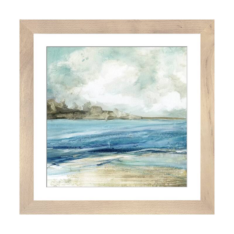 iCanvas "Soft Surf I" by Carol Robinson - Natural - 16x16x1