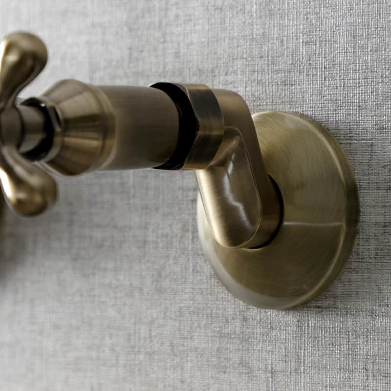 Traditional Two Handle Wall Mount Kitchen Faucet