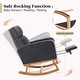 preview thumbnail 84 of 105, HOMYKA Rocking Chair for Nursery with Footrest