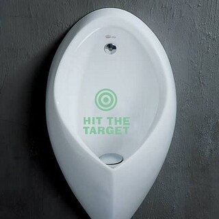 Walplus Peel and Stick Glow In The Dark Hit The Target Wall Sticker Home Room Decor