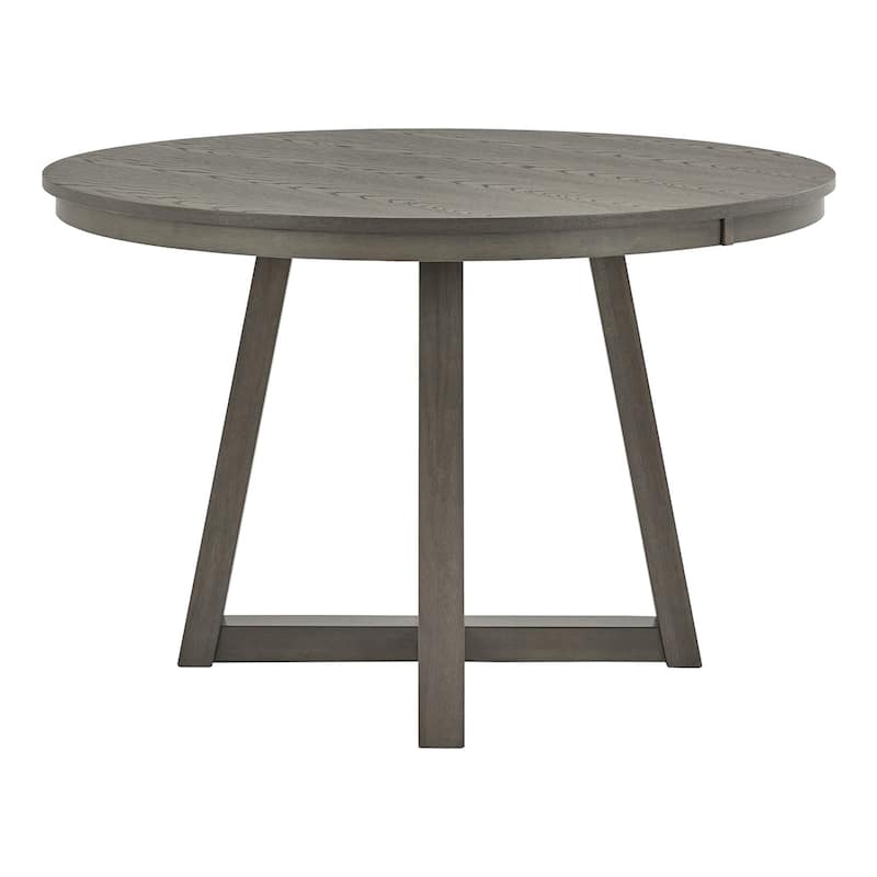 Harstad 47" Wood Finish Fixed Top Round Dining Set by iNSPIRE Q Modern