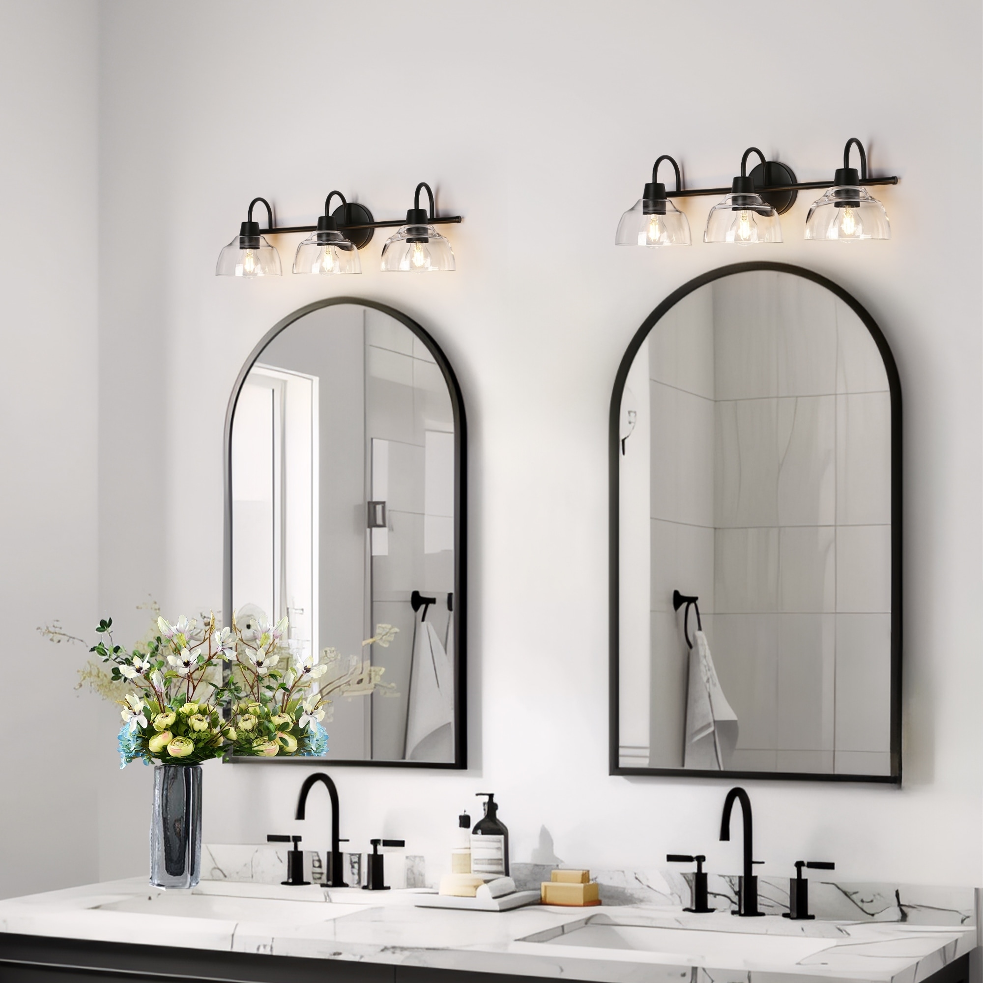 Regan 3 light vanity top