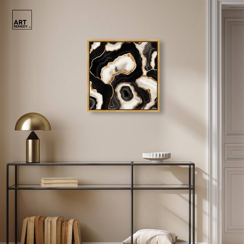 Coal Core Canvas by Art Remedy