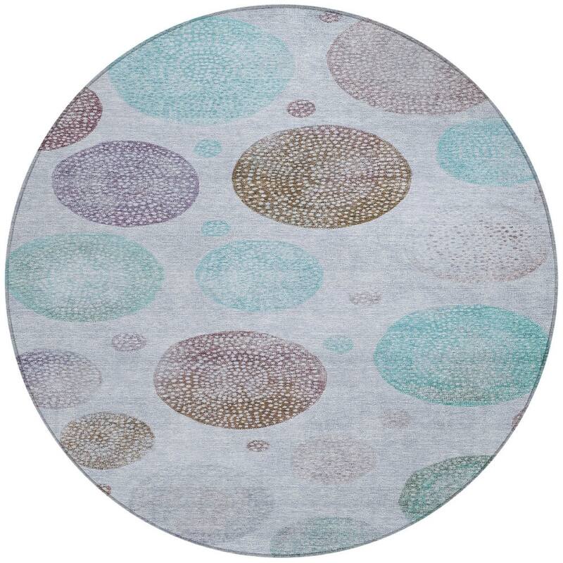 HomeRoots Geometric Transitional Rectangle Outdoor Rug