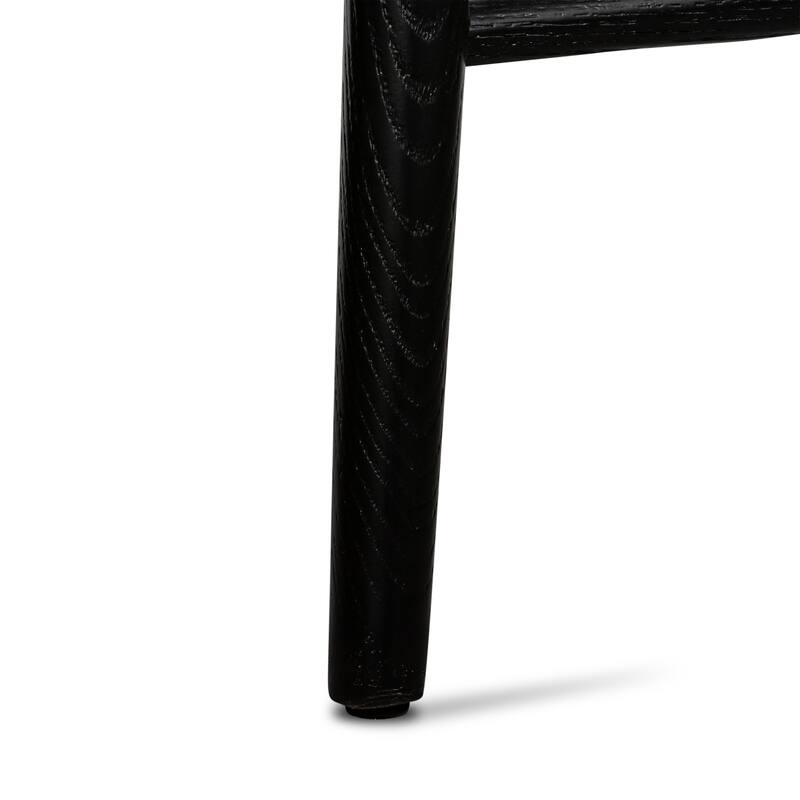 Poly & Bark Enzo 23.5" Seat Height Counter Stool - Solid Oak Wood