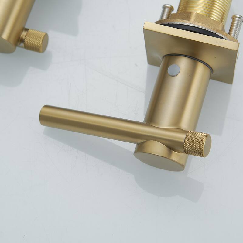 Two-Handle Faucet with Pop-Up Spout
