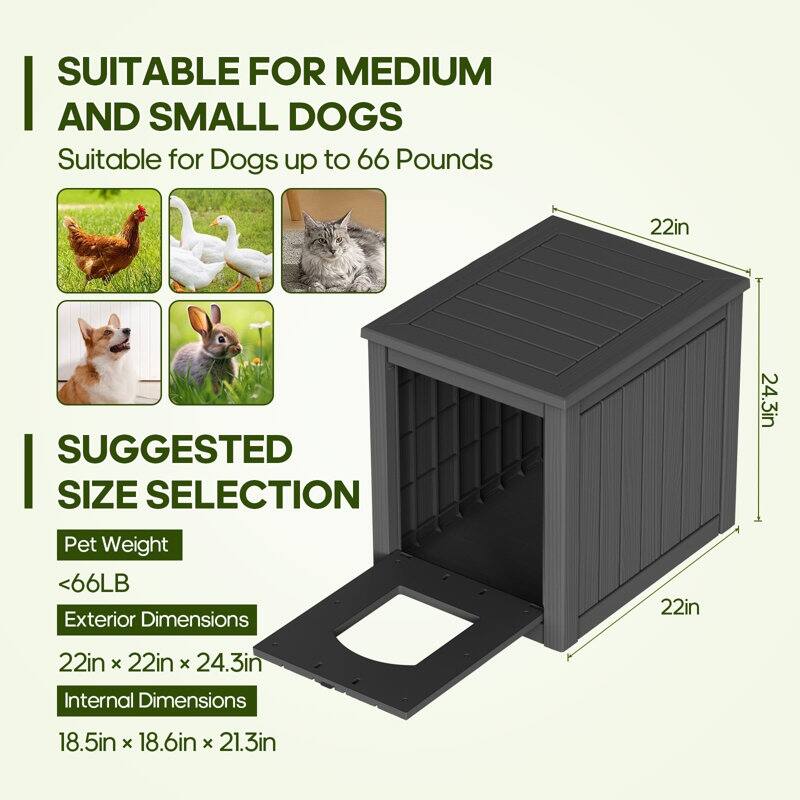 Plastic Dog House for Small Sized Dogs
