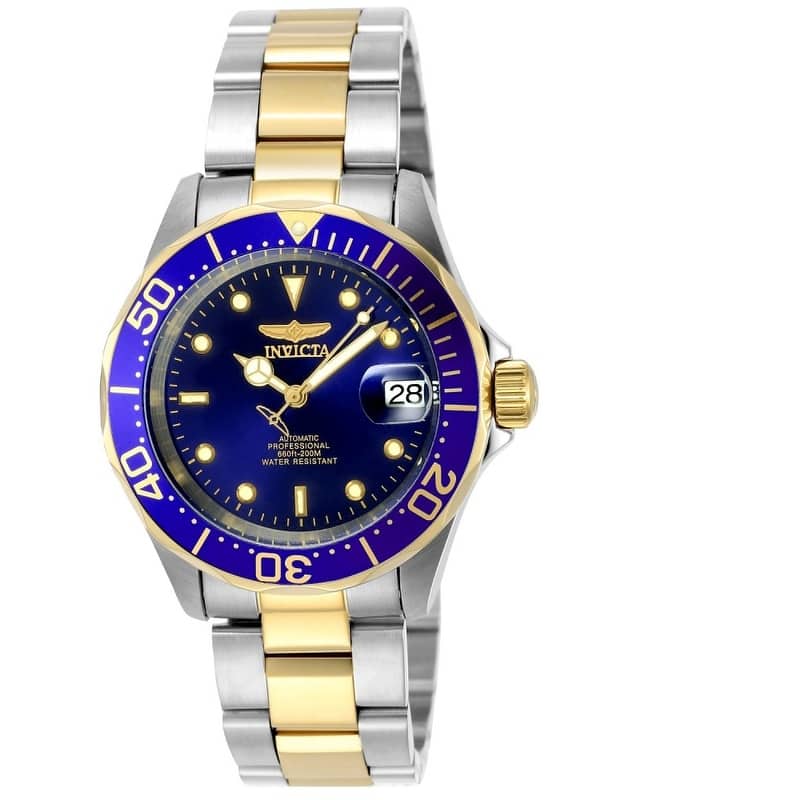 Invicta Men's 8928 'Pro Diver' Mako Automatic Gold-Tone and Silver Stainless Steel Watch
