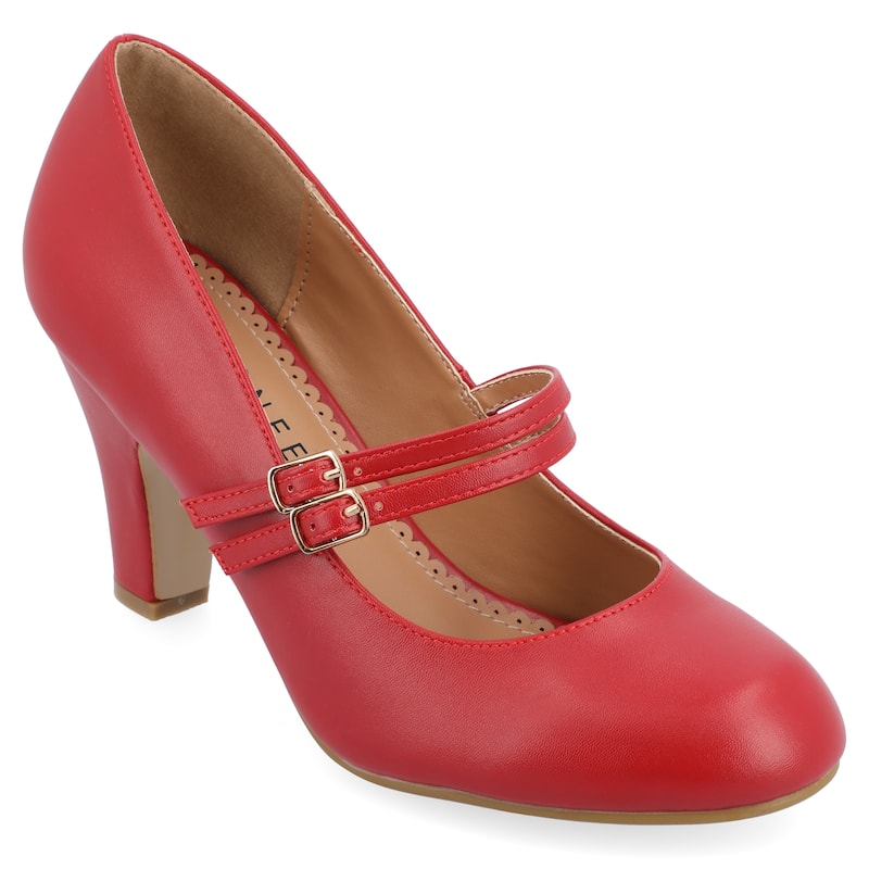 Journee Women's Windy Medium and Wide Width Pumps