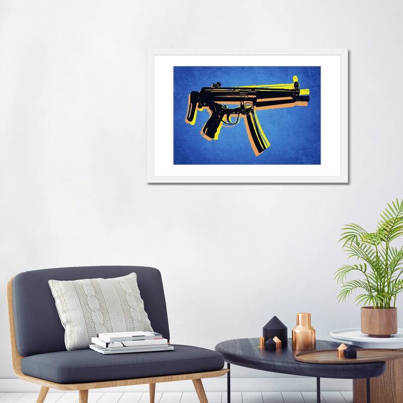 iCanvas "MP5 Sub Machine Gun" by Michael Tompsett