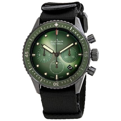 Blancpain Fifty Fathoms Chronogragh Men's Watch - Green Black - 43mm