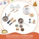 preview thumbnail 5 of 6, Corner Play Kitchen with Coffee Machine and Safe Design - 41" x 12" x 37"