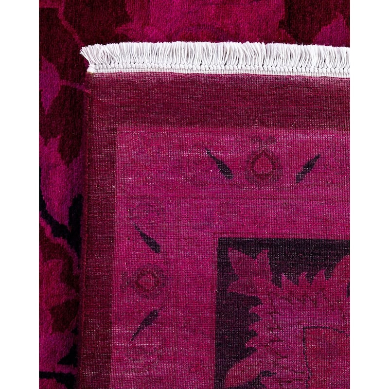 Fine Vibrance One-of-a-Kind Hand-Knotted Area Rug - Pink, 10' 2" x 13' 10" - 10' 2" x 13' 10"
