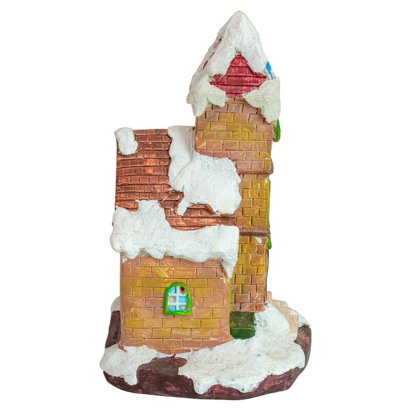 8.5" LED Lighted Church Christmas Village Decoration