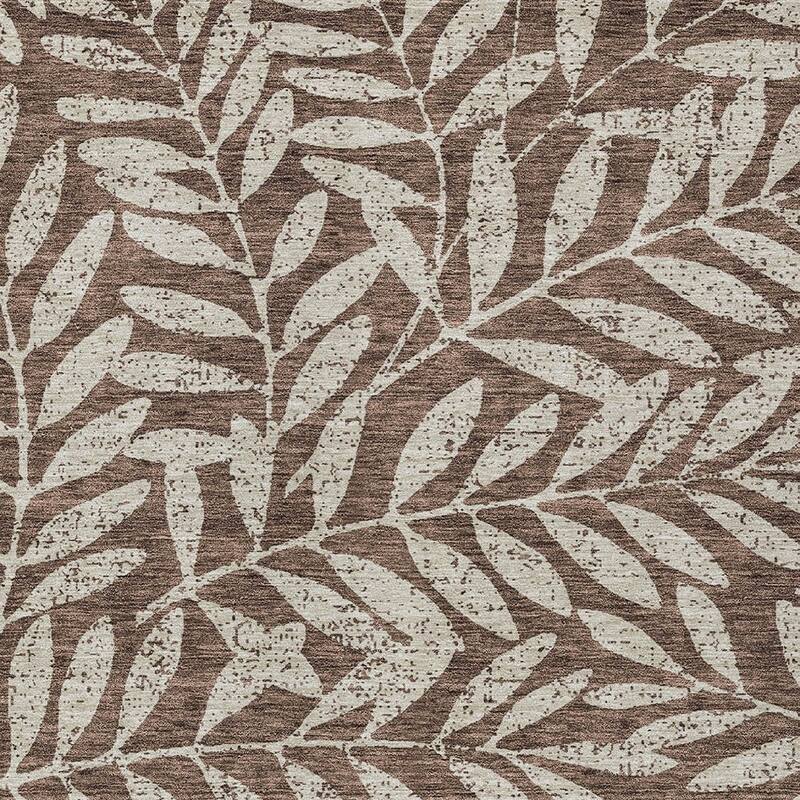 HomeRoots Floral Transitional Rectangle Outdoor Rug