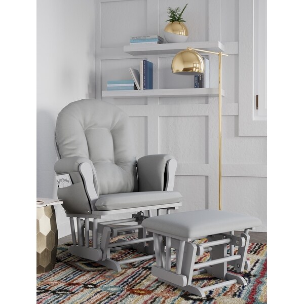 storkcraft premium hoop glider and ottoman