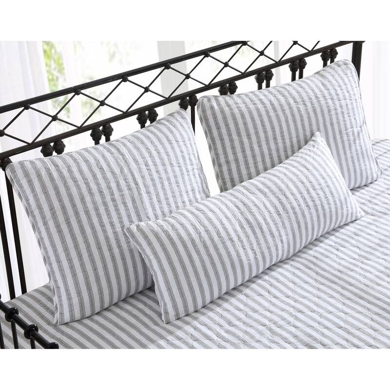 Stone Cottage Willow Way Ticking Stripe Cotton Daybed Cover Set