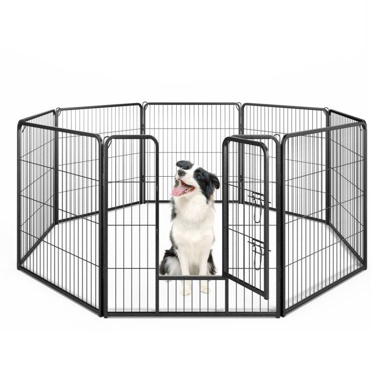 8 Panel Height Pet Fence Indoor Outdoor