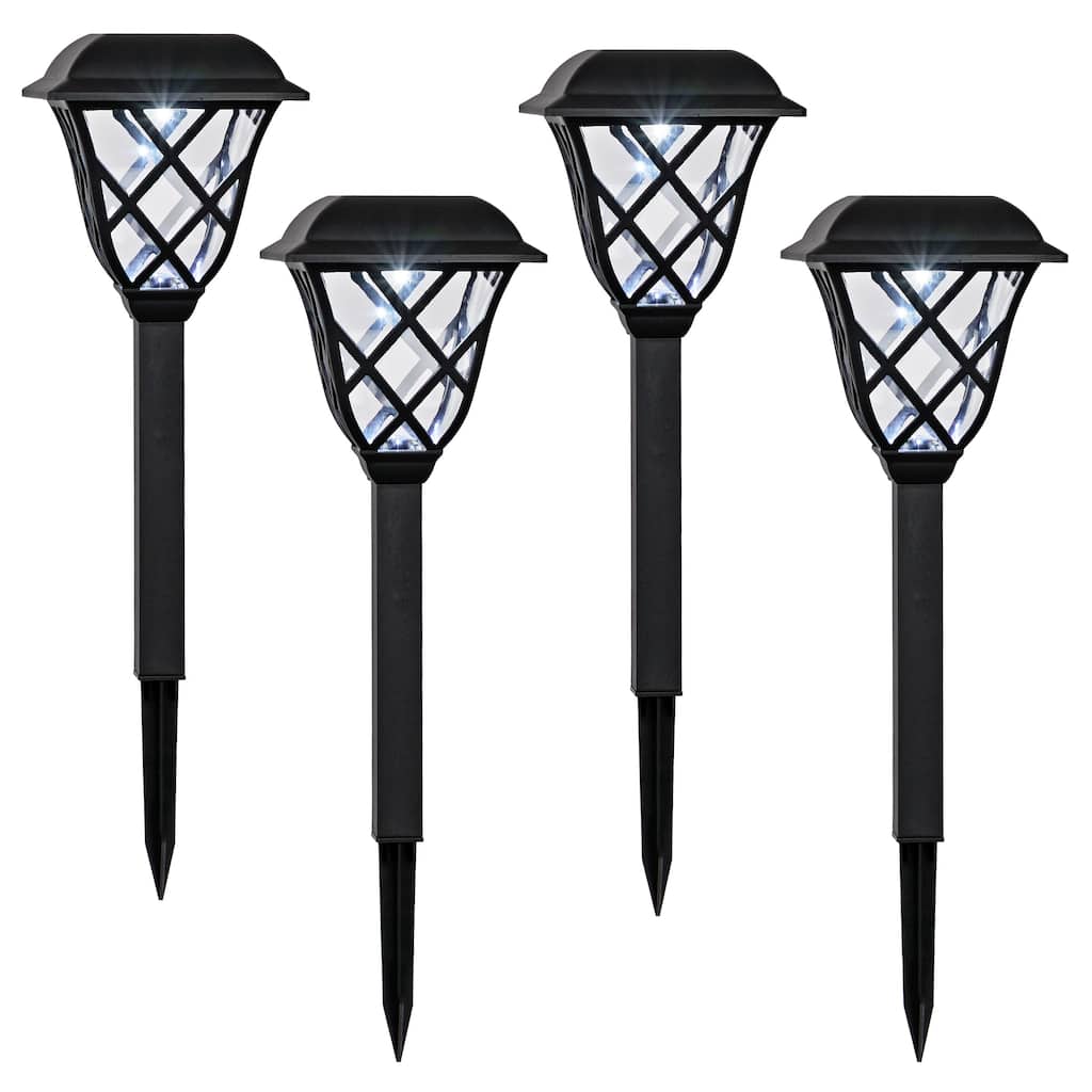 Solar Pathway Stake with Light - Set of 4