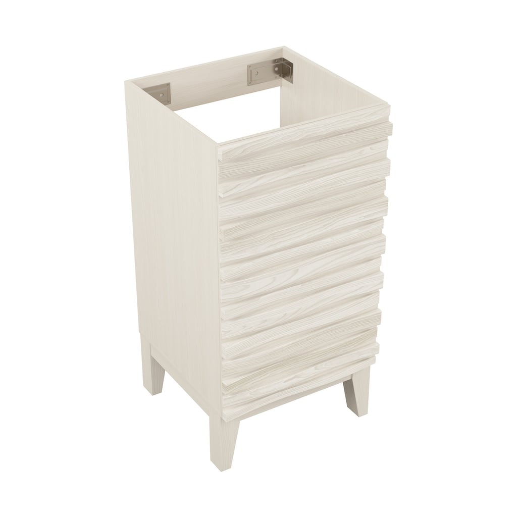 Cascade 18" Freestanding Bathroom Vanity Cabinet Without Top In White Oak - 18