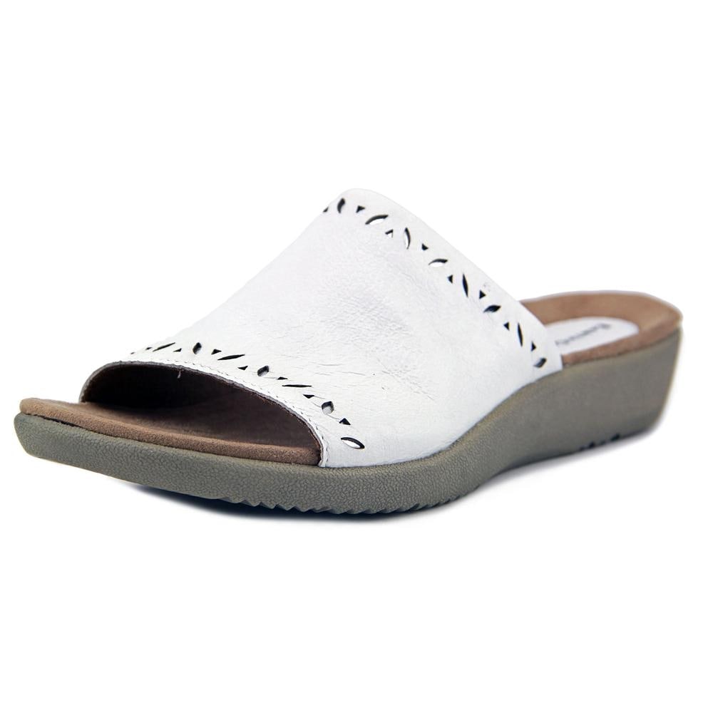 earth origins white sandals