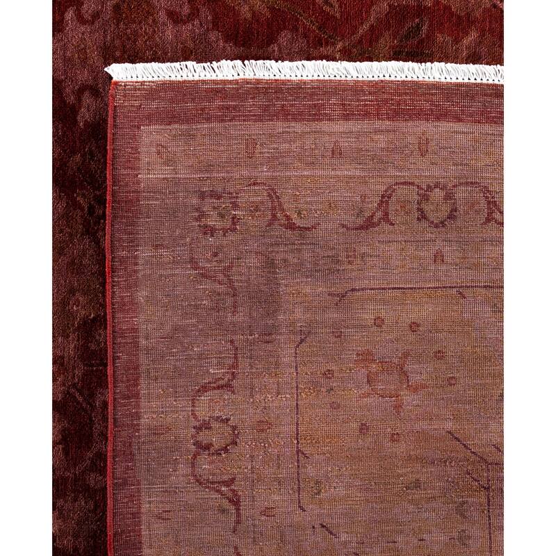 Overdyed One-of-a-Kind Hand-Knotted Area Rug - Pink - 11' 10" x 15' 9"
