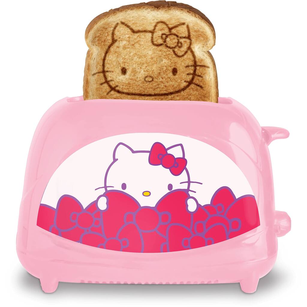 Hello Kitty Two-Slice Toaster- Toasts Your Favorite Kitty On Your Toast