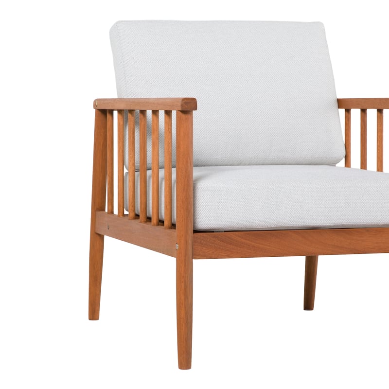 Middlebrook Solid Wood Outdoor Spindle Lounge Chair