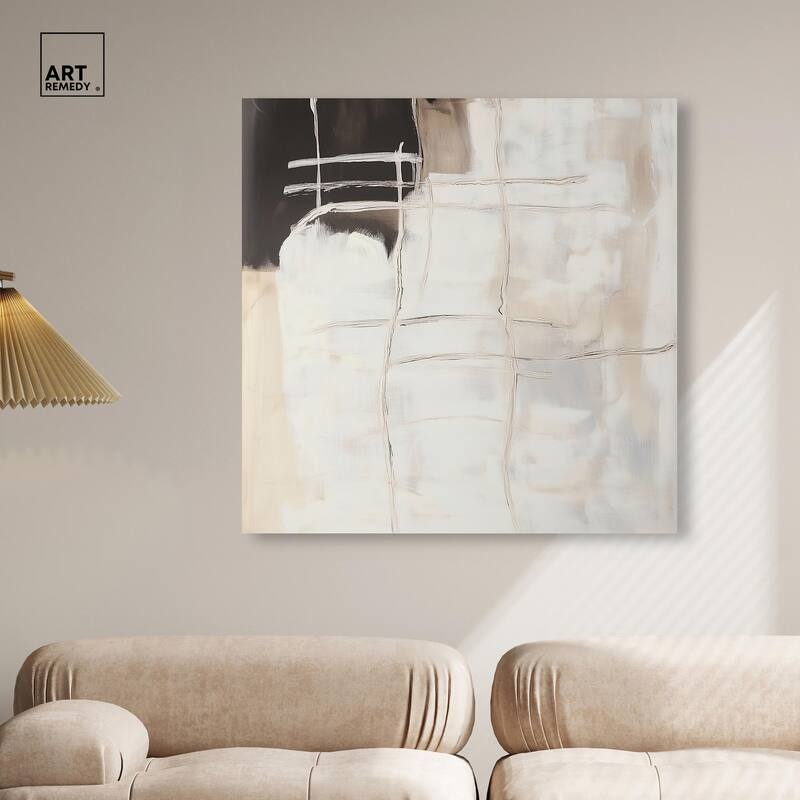 Gestural Glyphs II Canvas by Art Remedy, Gallery Wrapped