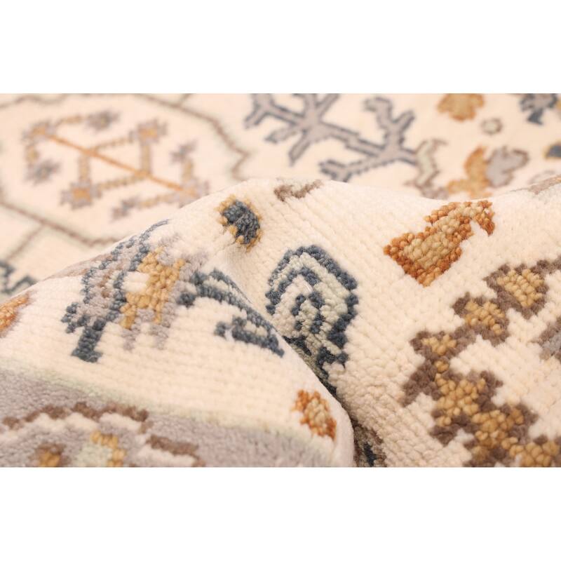 ECARPETGALLERY Hand-knotted Jules Serapi Cream Wool Rug - 3'1 x 5'1