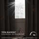preview thumbnail 50 of 69, Deconovo Faux Linen Total Blackout Grommet Curtain (2 Panels)