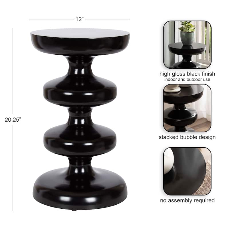 Kate and Laurel Fondi Metal Side Table