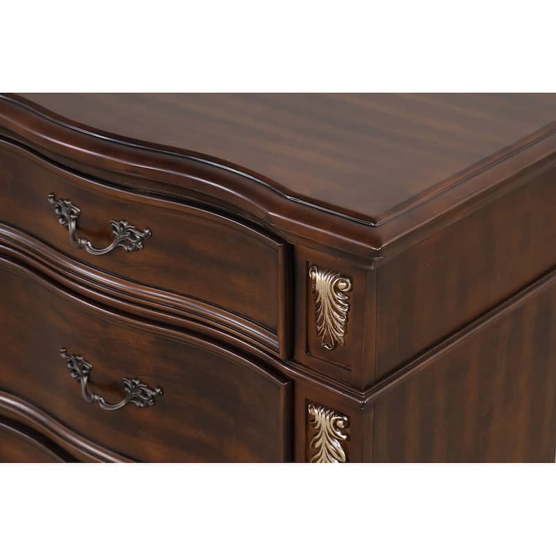 Lyon 3-Drawer 33 in. W Nightstand