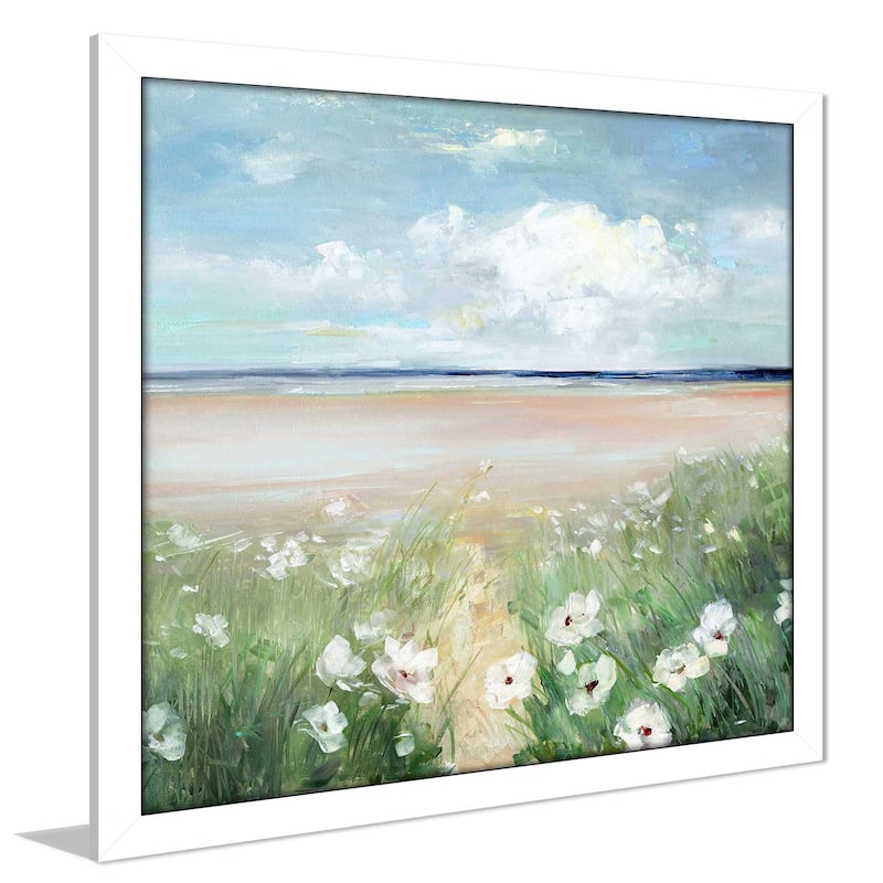 "Ocean Wildflowers" by Sally Swatland Print on Acrylic