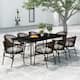 Option Brown 78.7" x 39.4" x 29.1" 9-Piece