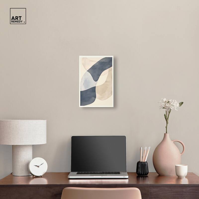 Organic Ovals Canvas by Art Remedy, Gallery Wrapped