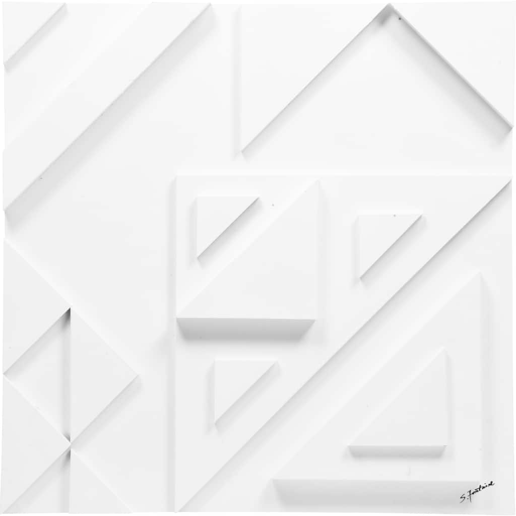 Renwil Vector Iii 24" Wide Wall Art, Off-white
