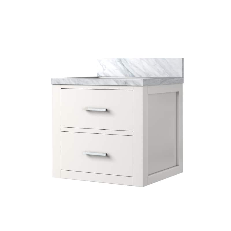 Castor Bath Vanity with Acrylic Top and Sink