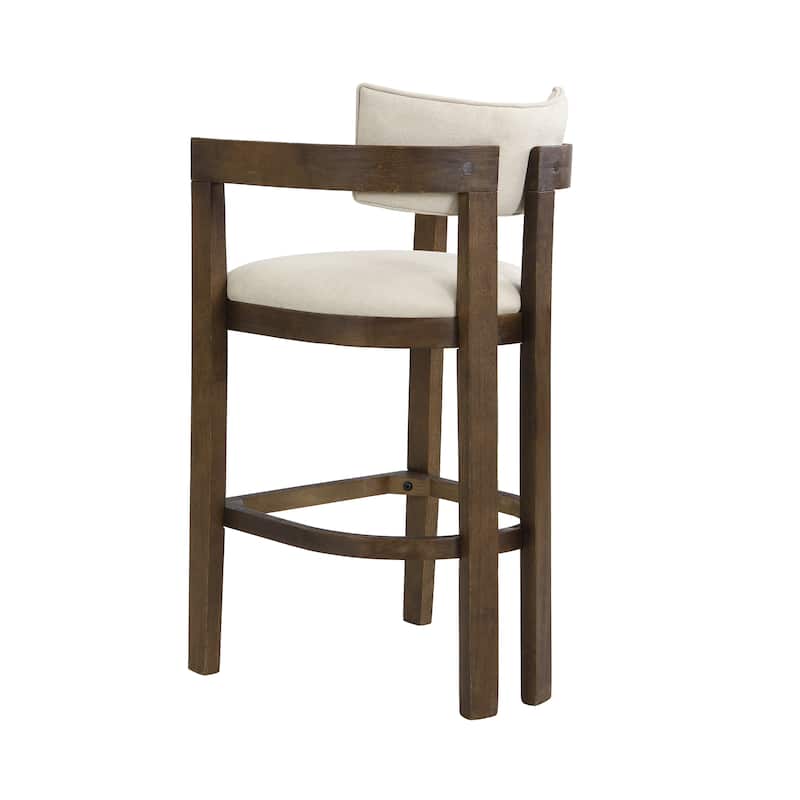 Maribel Upholstered Counter Stools Bar Stools (Set of 2) by Christopher Knight Home
