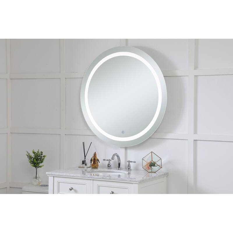 Avalon 36" diameter Hardwired LED mirror
