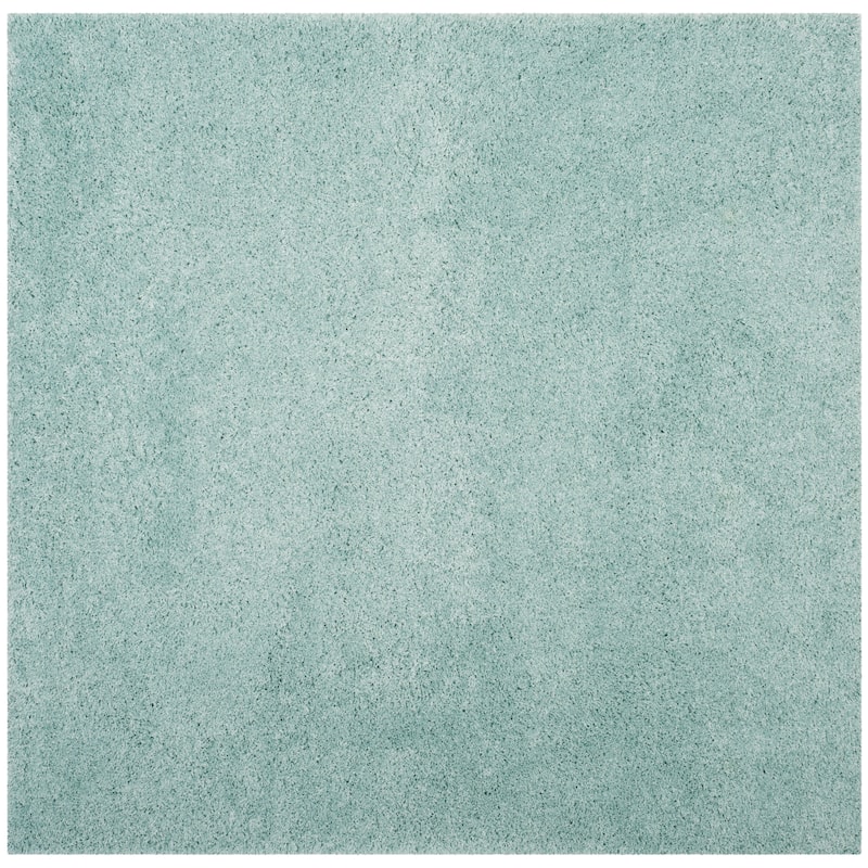 SAFAVIEH Laguna Shag Verdiana Solid Color 2-inch Thick Rug.