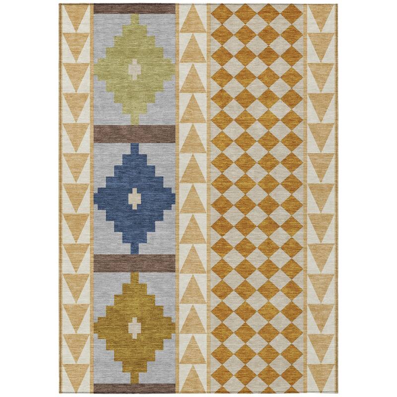 Machine Washable Indoor/ Outdoor Global Pima Chantille Rug